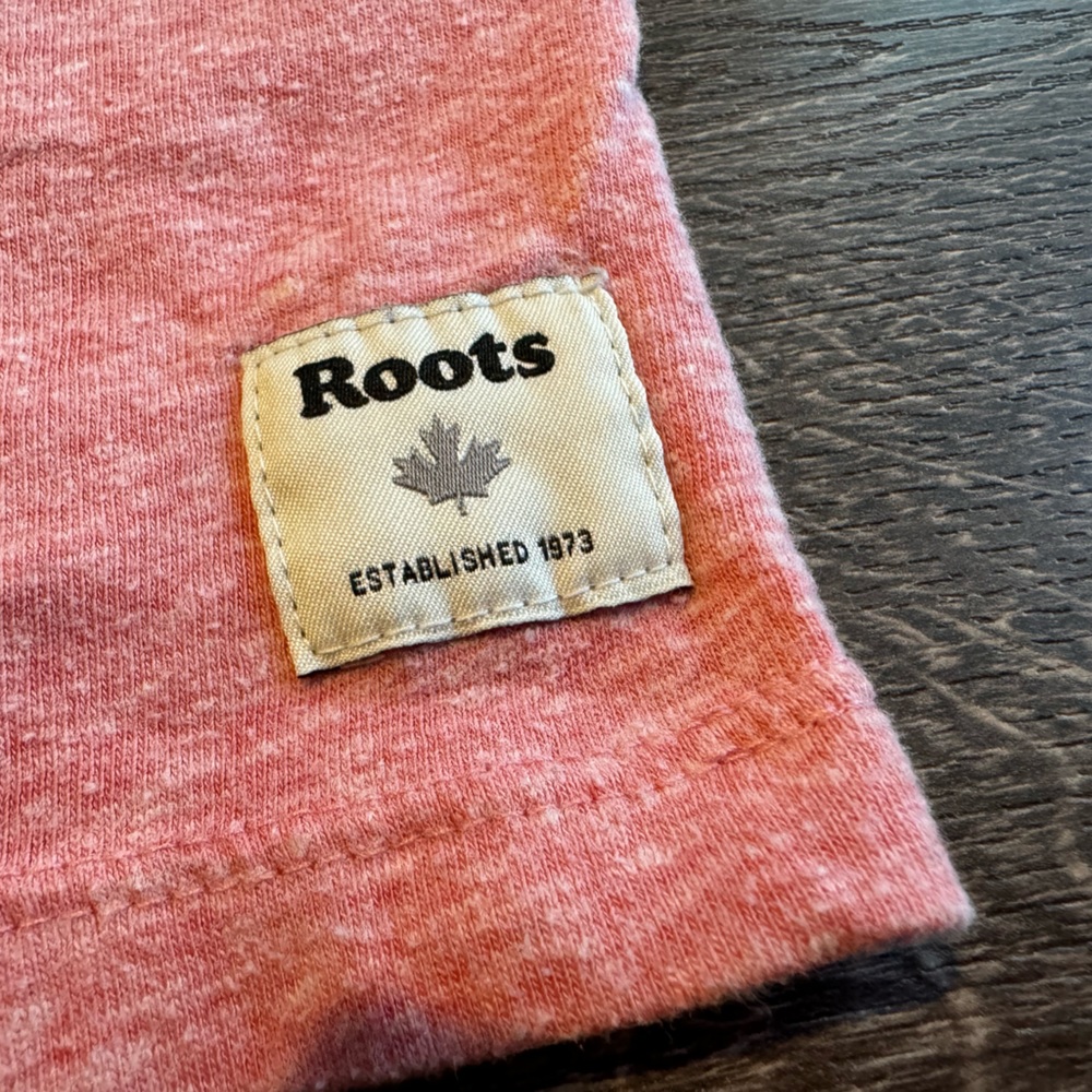 Velvety-Lettered Roots Tee - Picture 2 of 7